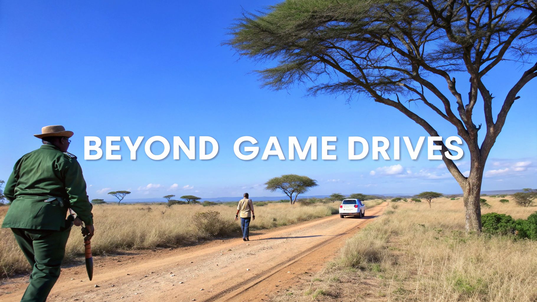 A person enjoying a spa treatment outdoors with a view of the South African bush.