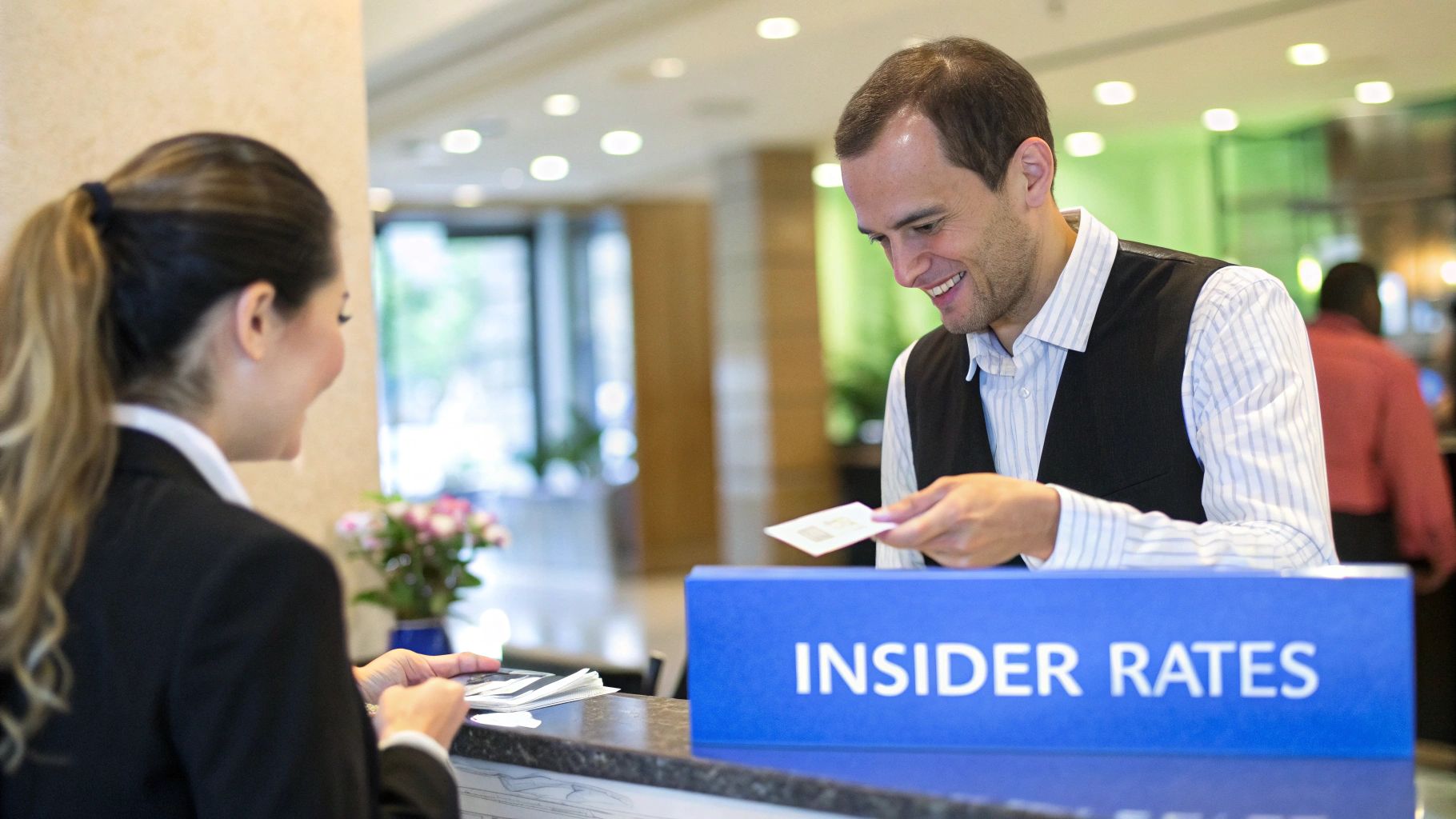 A tranquil, sunny view of a European coastal town during the off-season, with calm waters and few tourists.