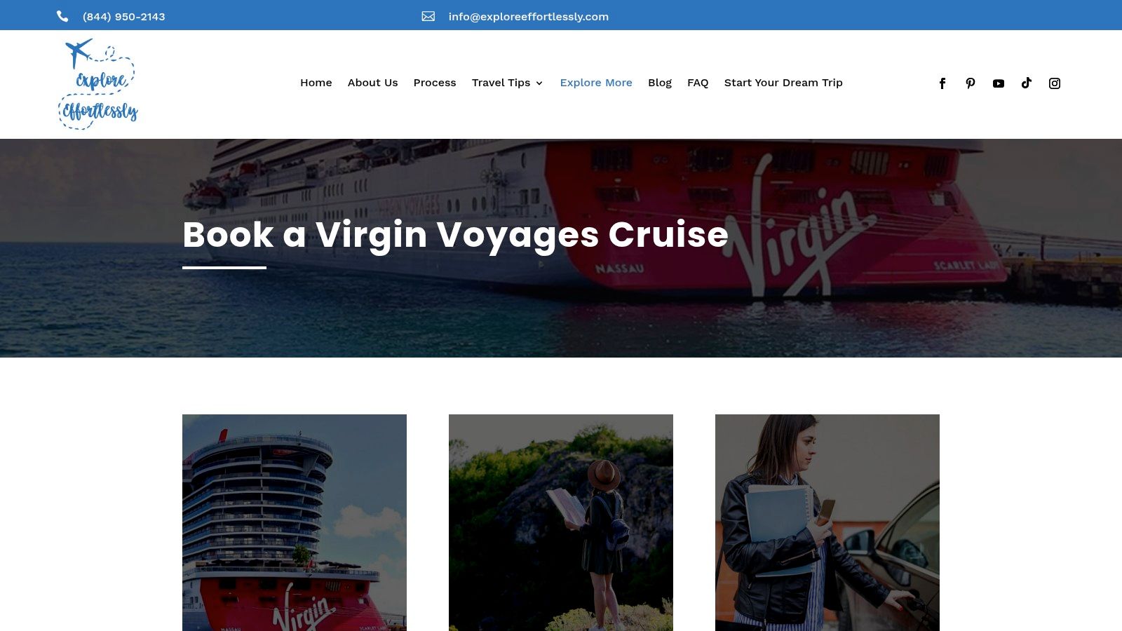 A Virgin Voyages ship at sea, representing the luxury cruise experience for couples.