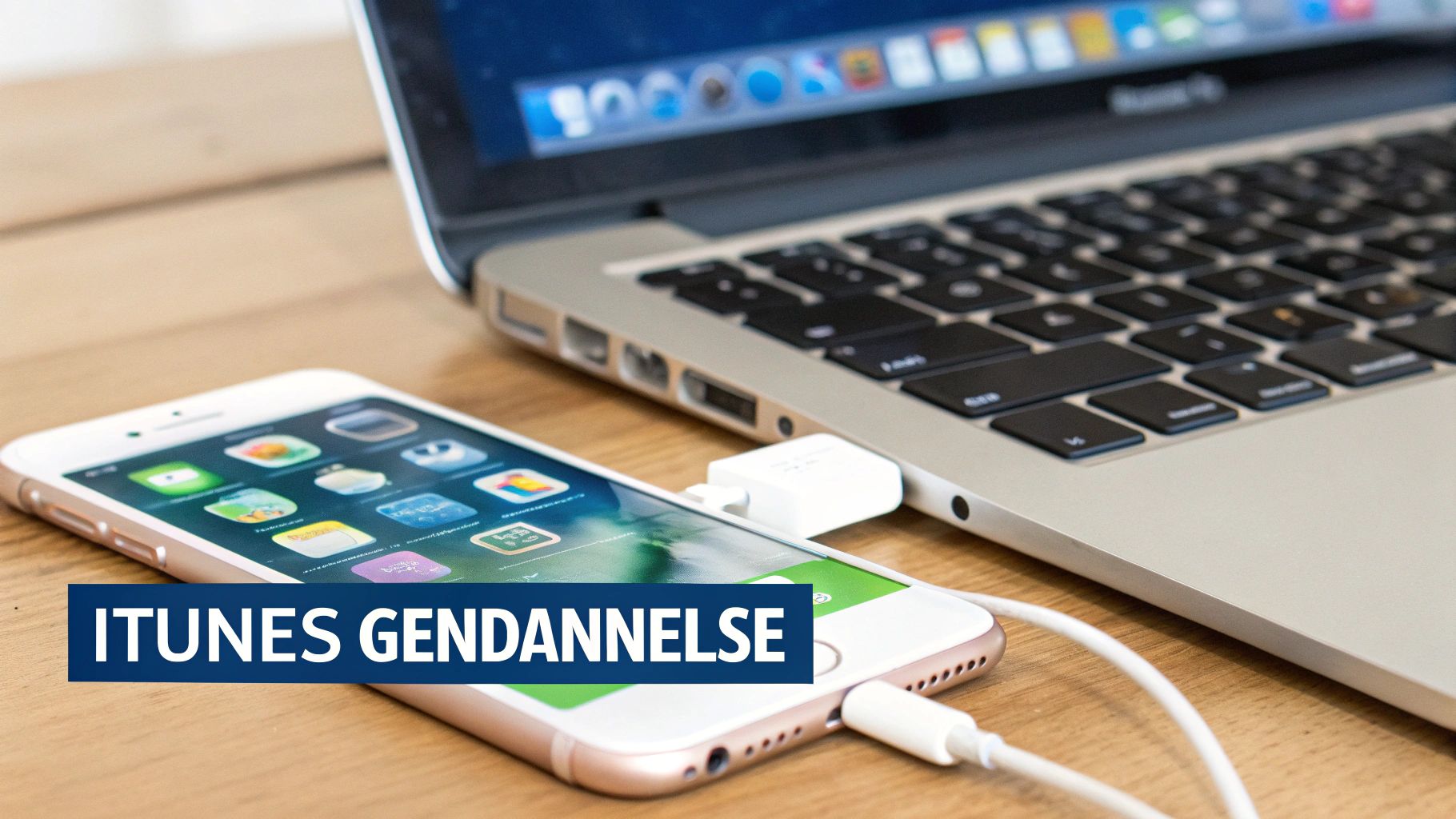 En person der holder en låst iPhone med et bekymret udtryk.