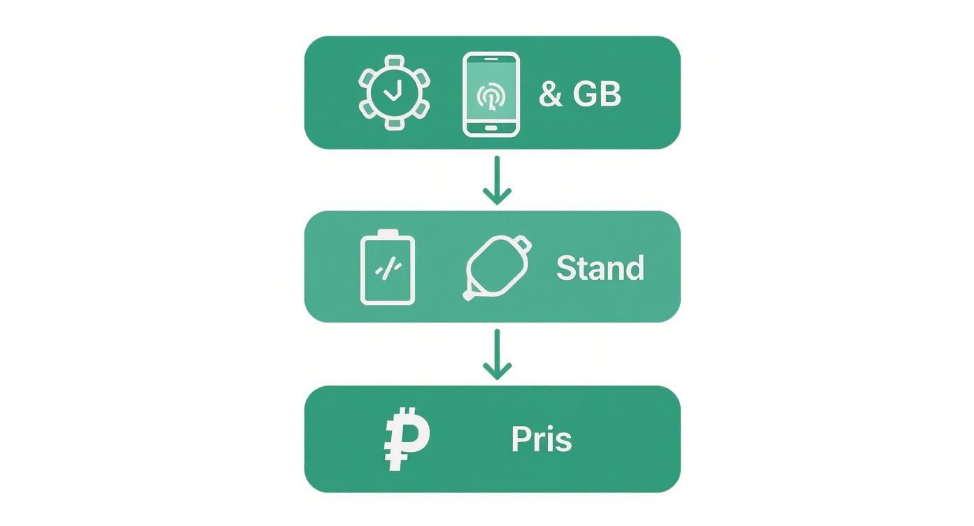 Infographic about sælg brugt telefon