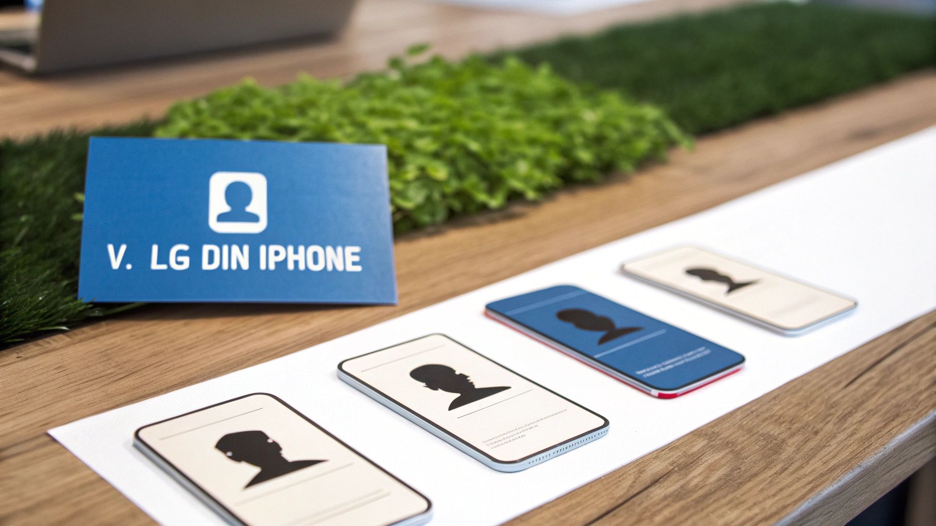 Person der bruger en iPhone til at navigere i en by