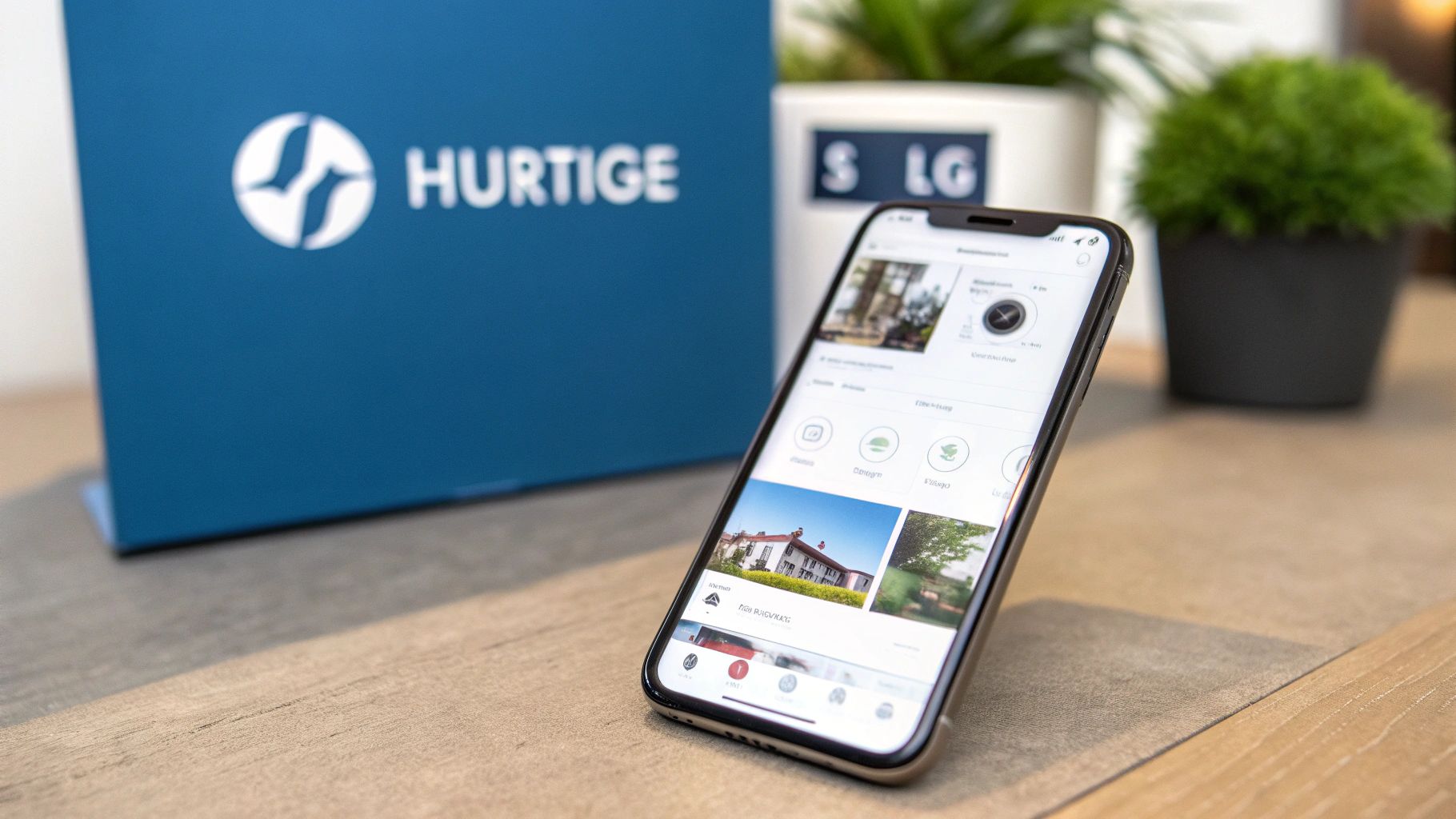 En person der tager et billede af en smartphone med et andet kamera