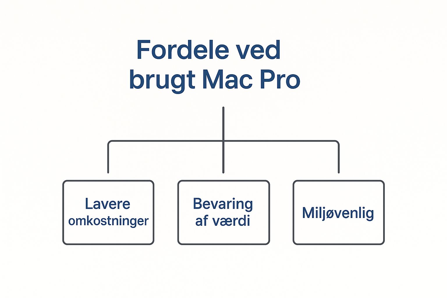Infographic about brugt mac pro