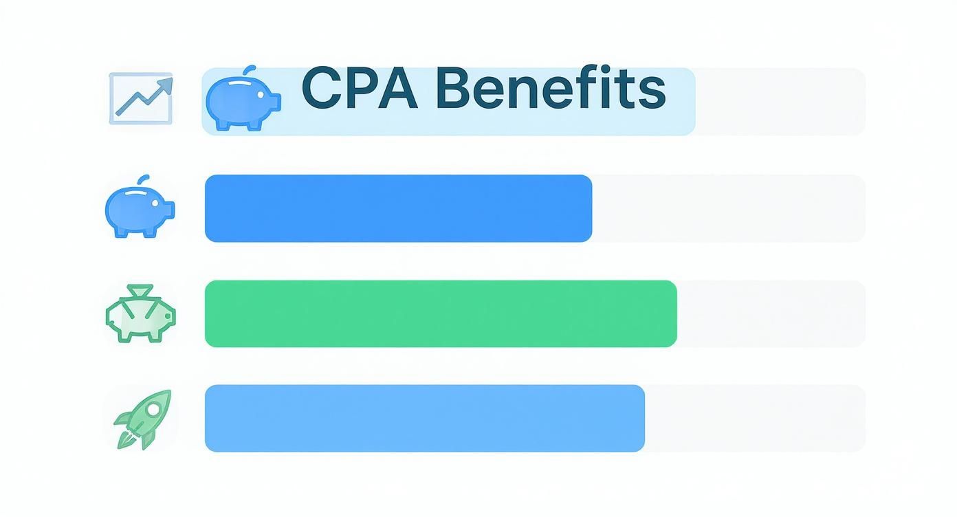 Infographic about what is cost per acquisition