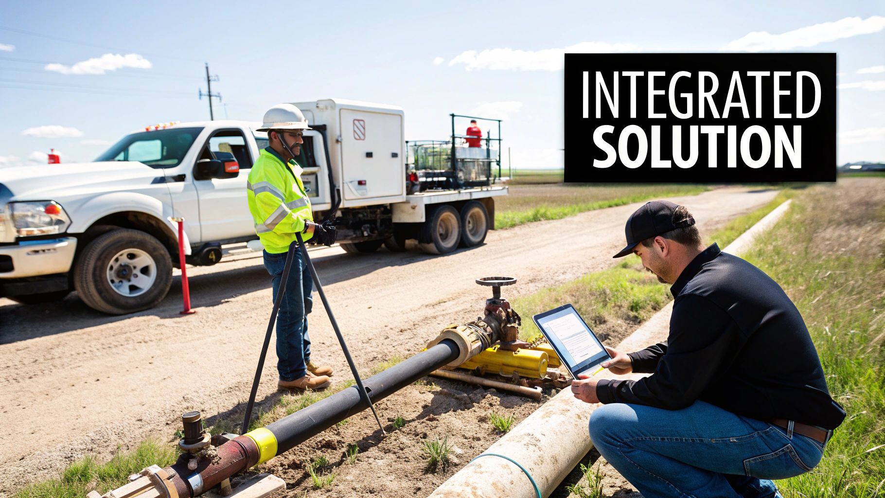 A large natural gas storage tank facility, symbolizing temporary gas supply solutions.