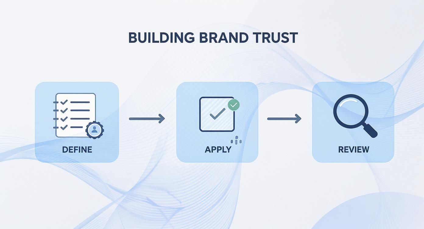 Infographic about what is brand development