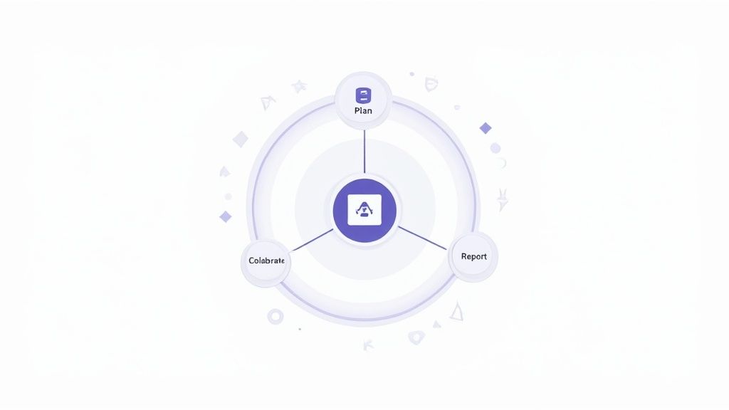 Marketing agency management software dashboard showing unified metrics for campaigns and influencer ROI
