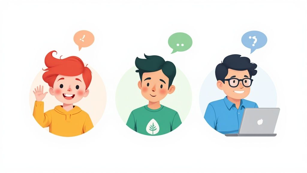 A collage of logos from well-known brands, arranged on a vibrant, dynamic background to illustrate diverse brand voices.