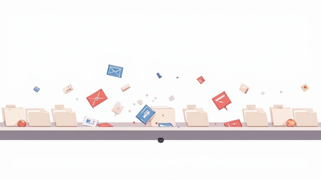 A digital marketing agency team collaborating on a lead generation strategy on a whiteboard.