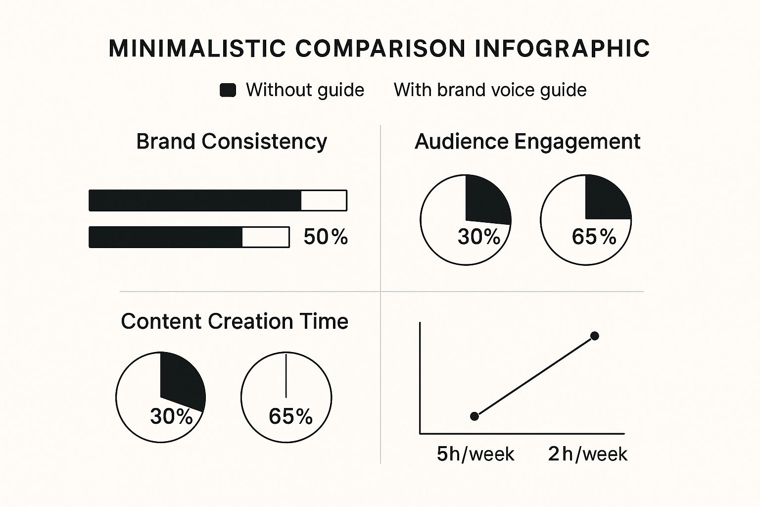 Infographic about brand voice guide