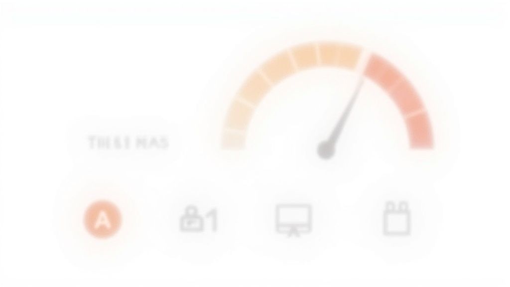 A digital dashboard showing website analytics and conversion rate metrics.