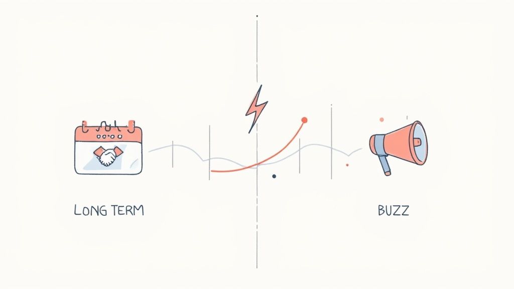 Influencer marketing definition: long-term vs one-off influencer campaigns