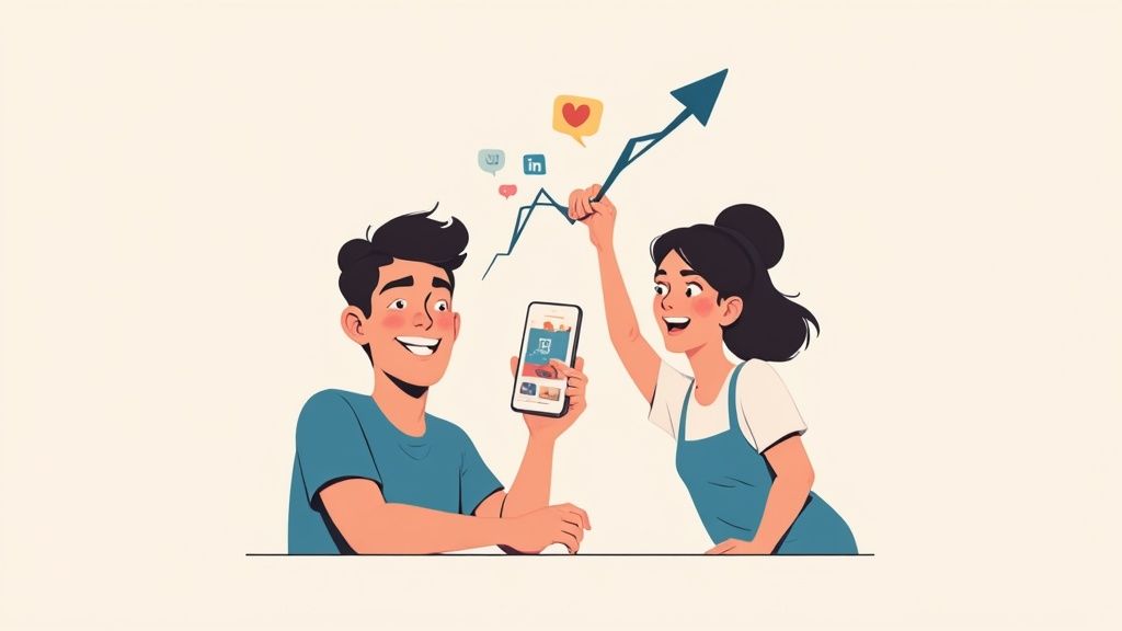 A screenshot of the REACH Influencers dashboard showing campaign analytics, showcasing a key benefit of influencer marketing for small businesses.