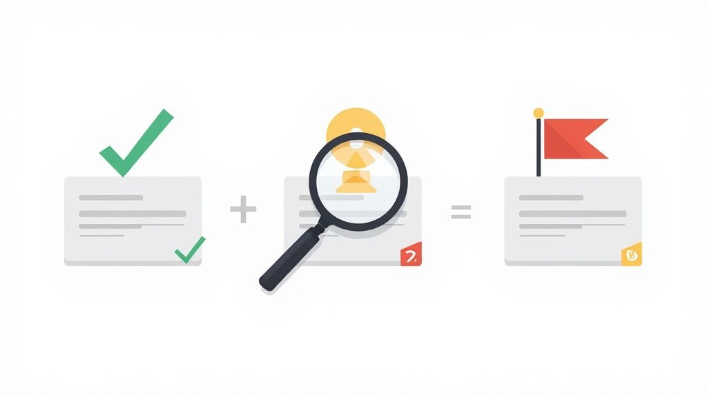 A diagram illustrating the influencer vetting process, essential for effective influencer marketing for Etsy sellers.