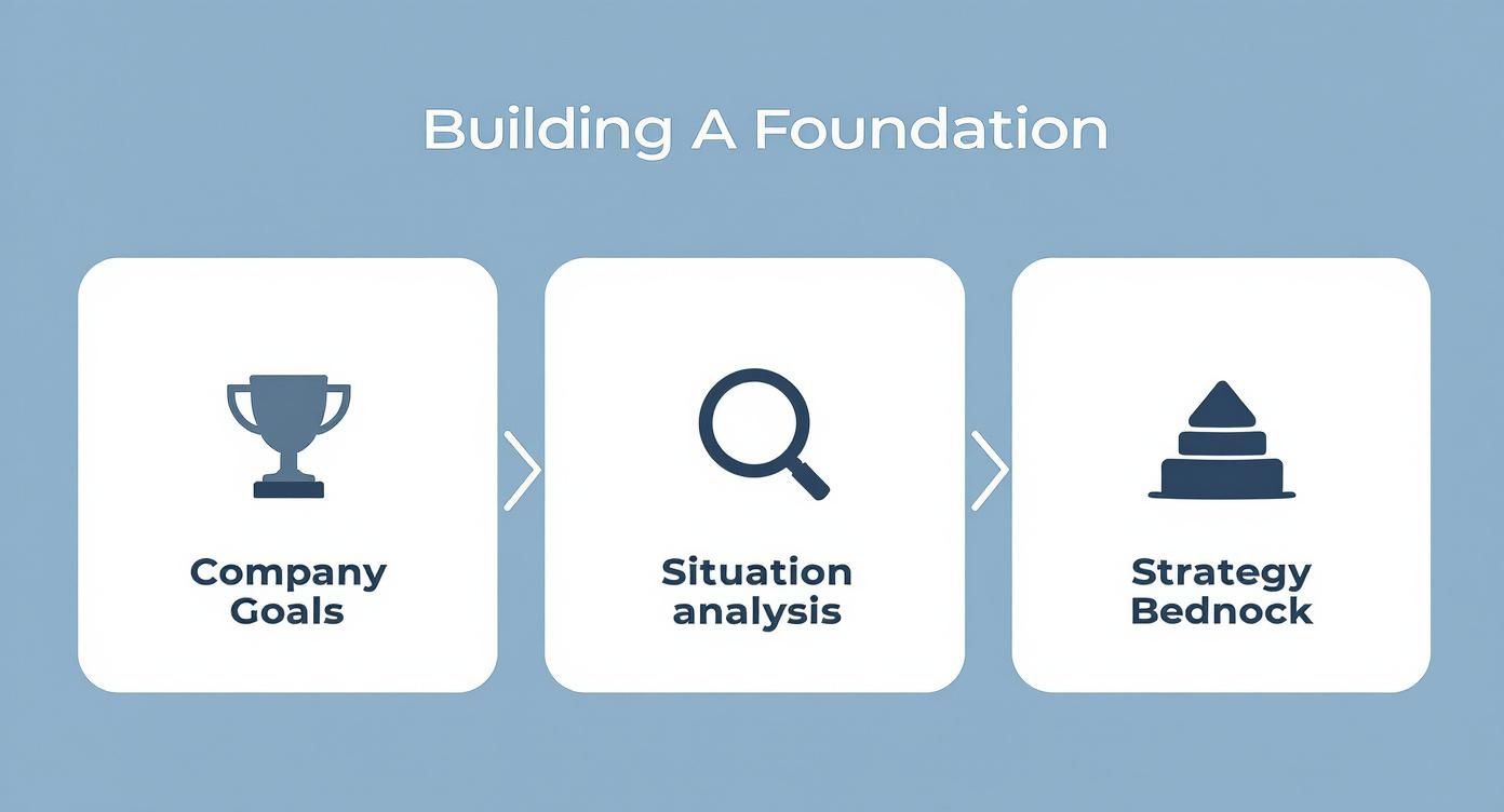 Infographic about strategic marketing planning process