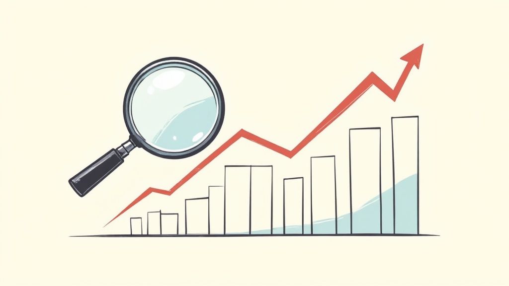 A dashboard showing various marketing metrics and KPIs on a screen, representing the tracking of performance.