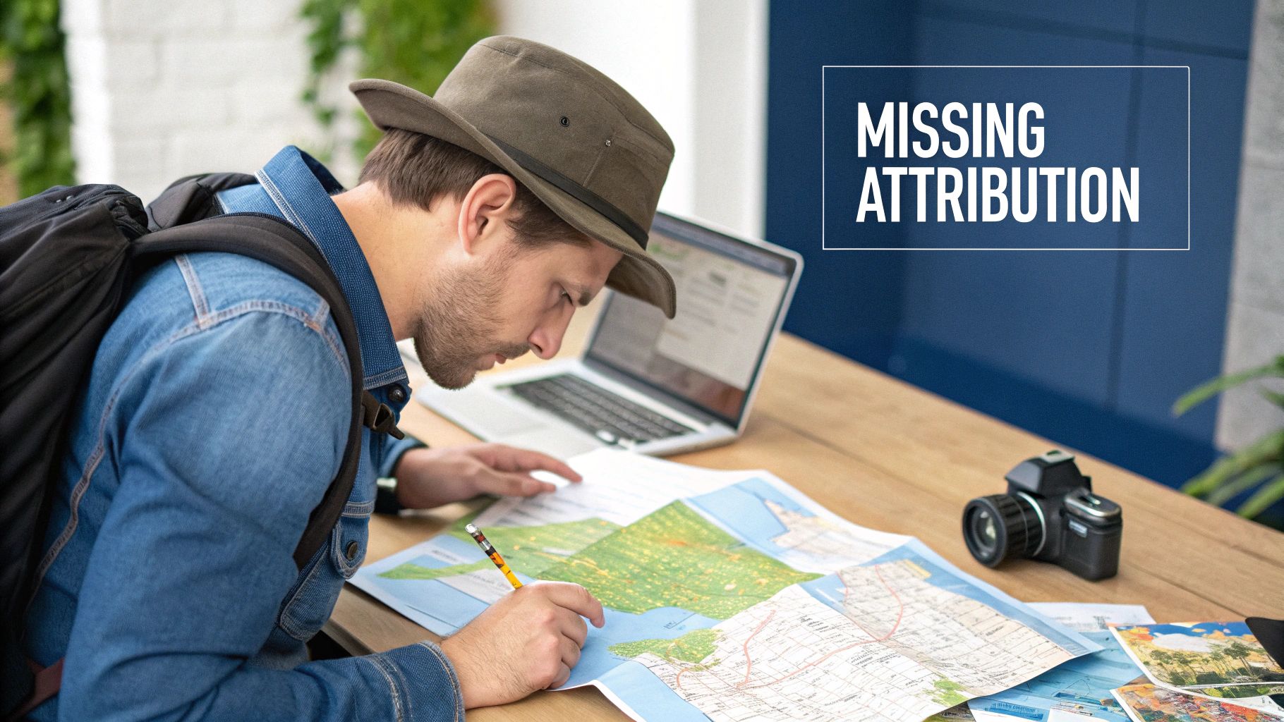 A complex web of digital marketing channels connected, illustrating the modern customer journey.