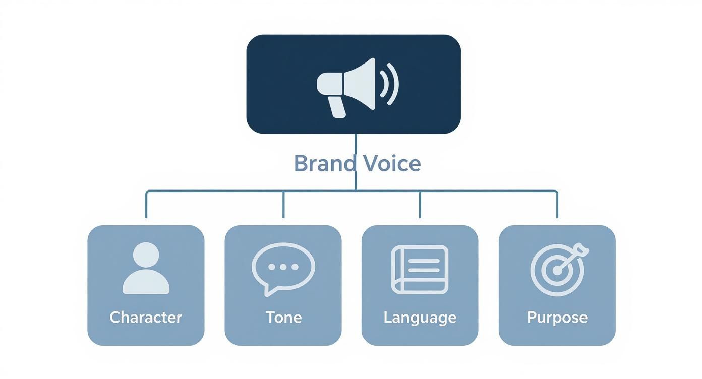 Infographic about what is brand voice