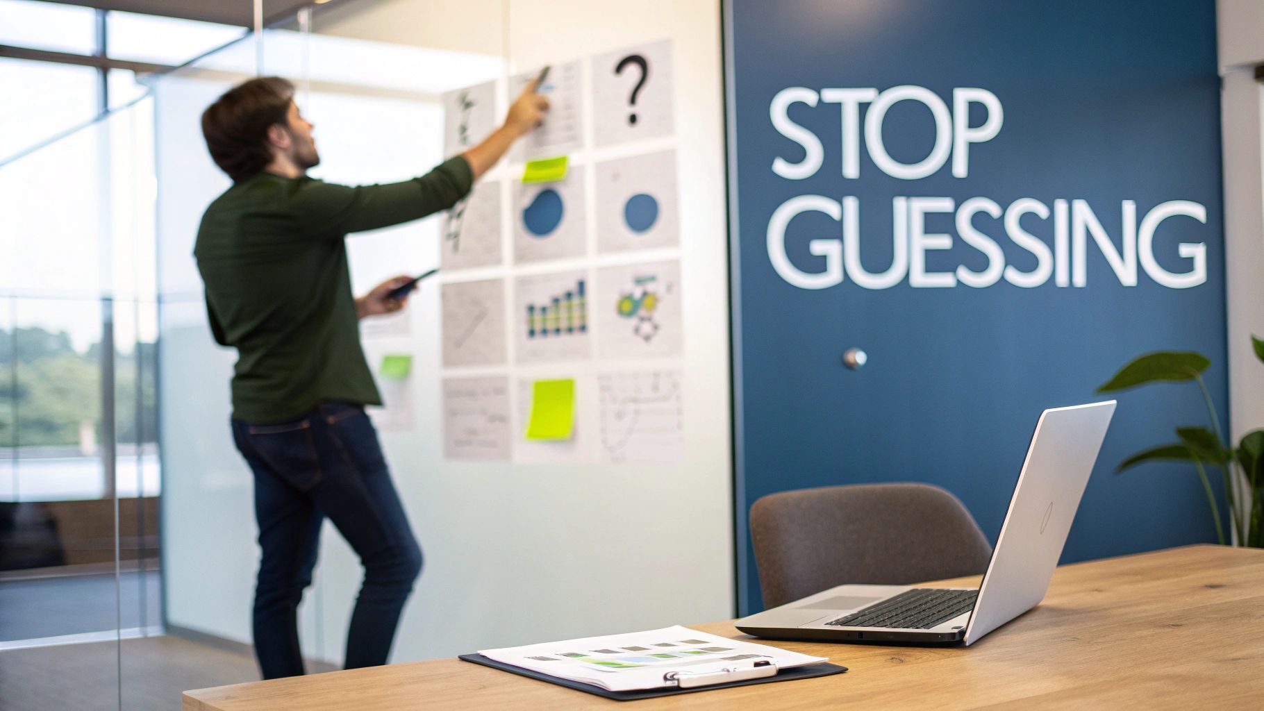 An influencer reviewing her campaign analytics on a laptop.