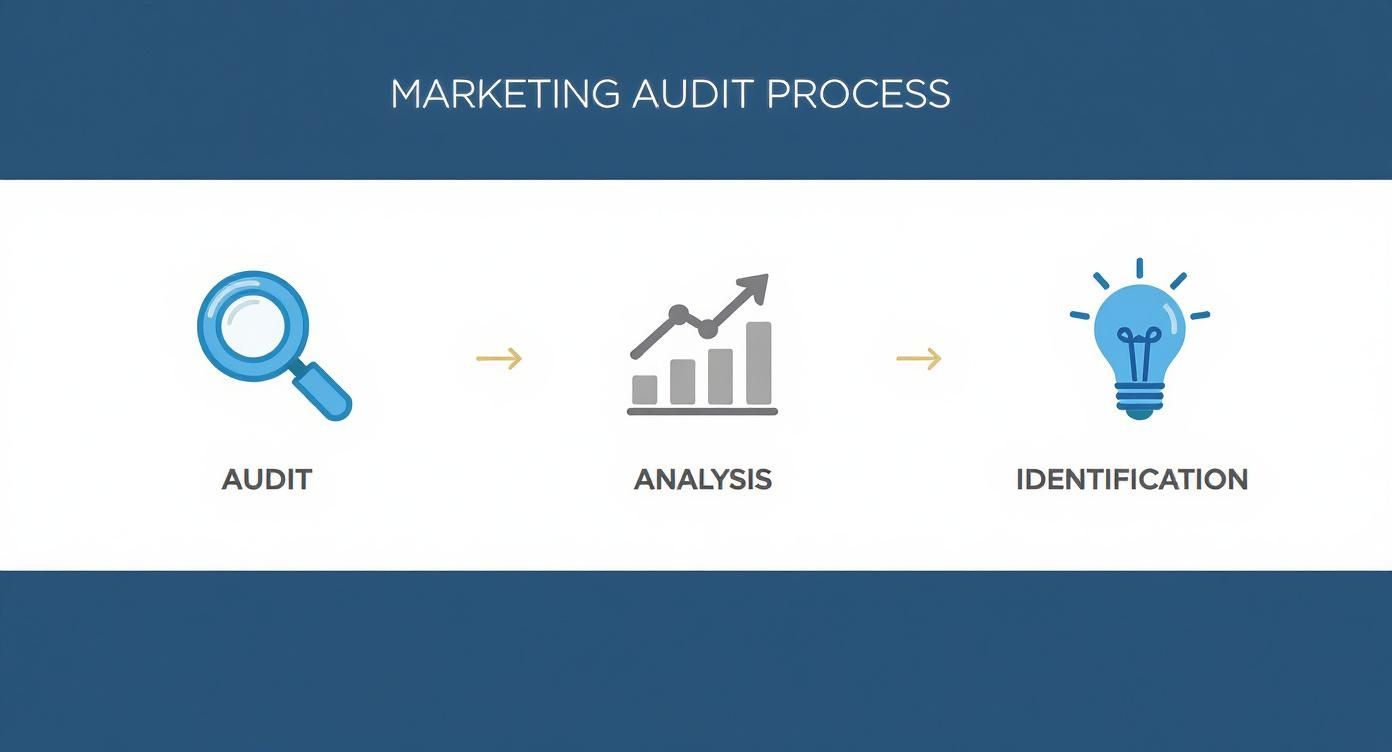 Infographic about how to improve marketing efficiency