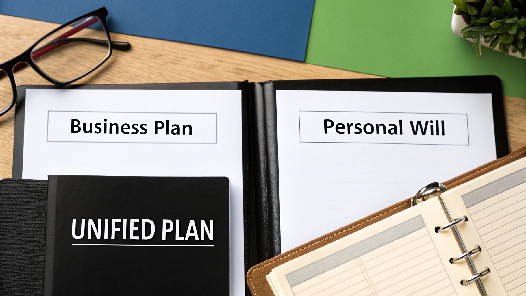 A team of advisors collaborating around a table