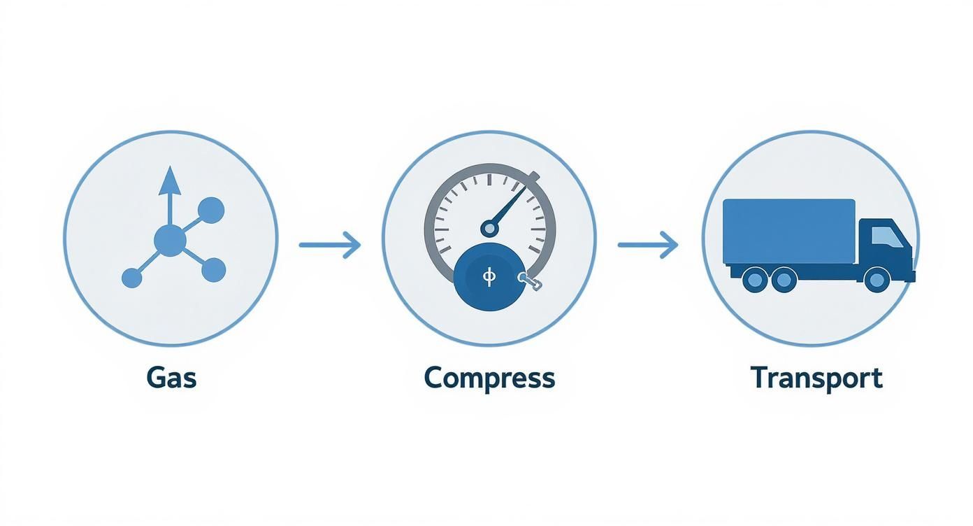 Infographic about natural gas solutions