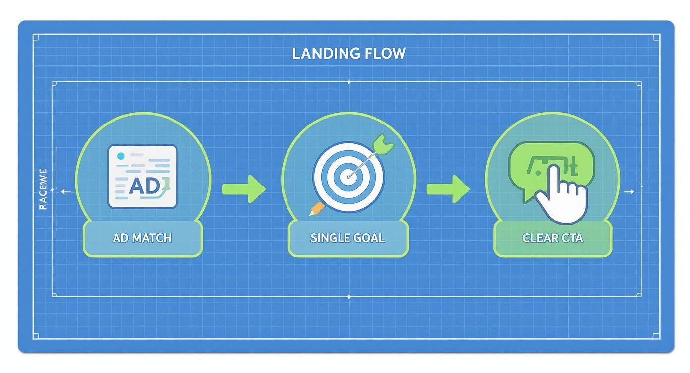 Infographic about how to increase website conversions