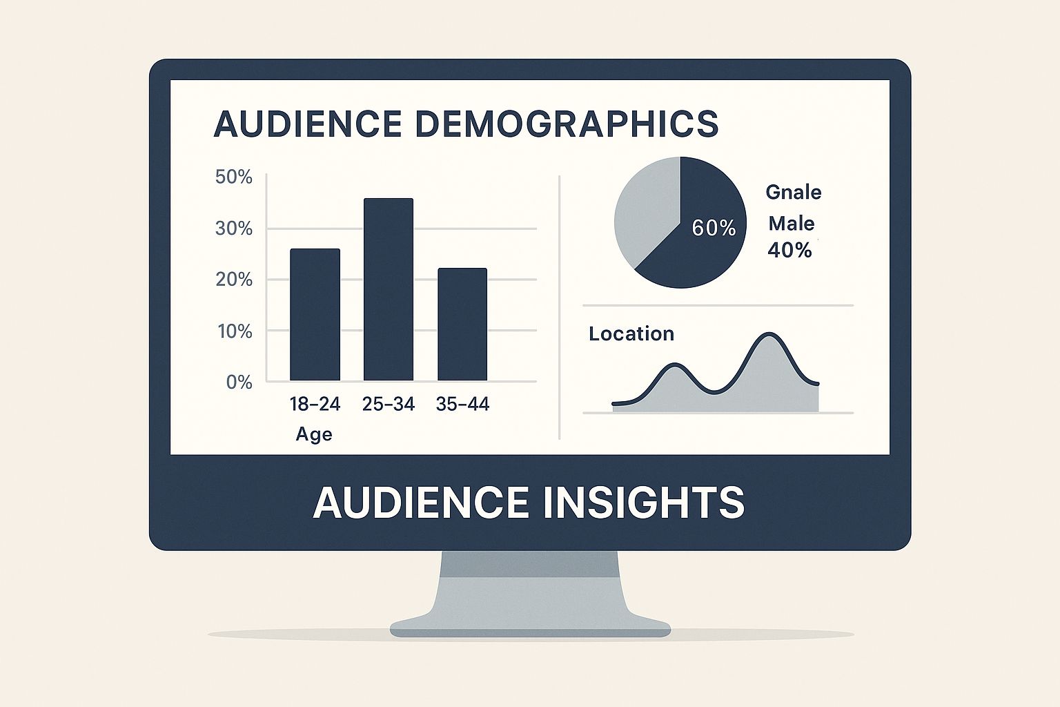 Infographic about how to see twitter analytics