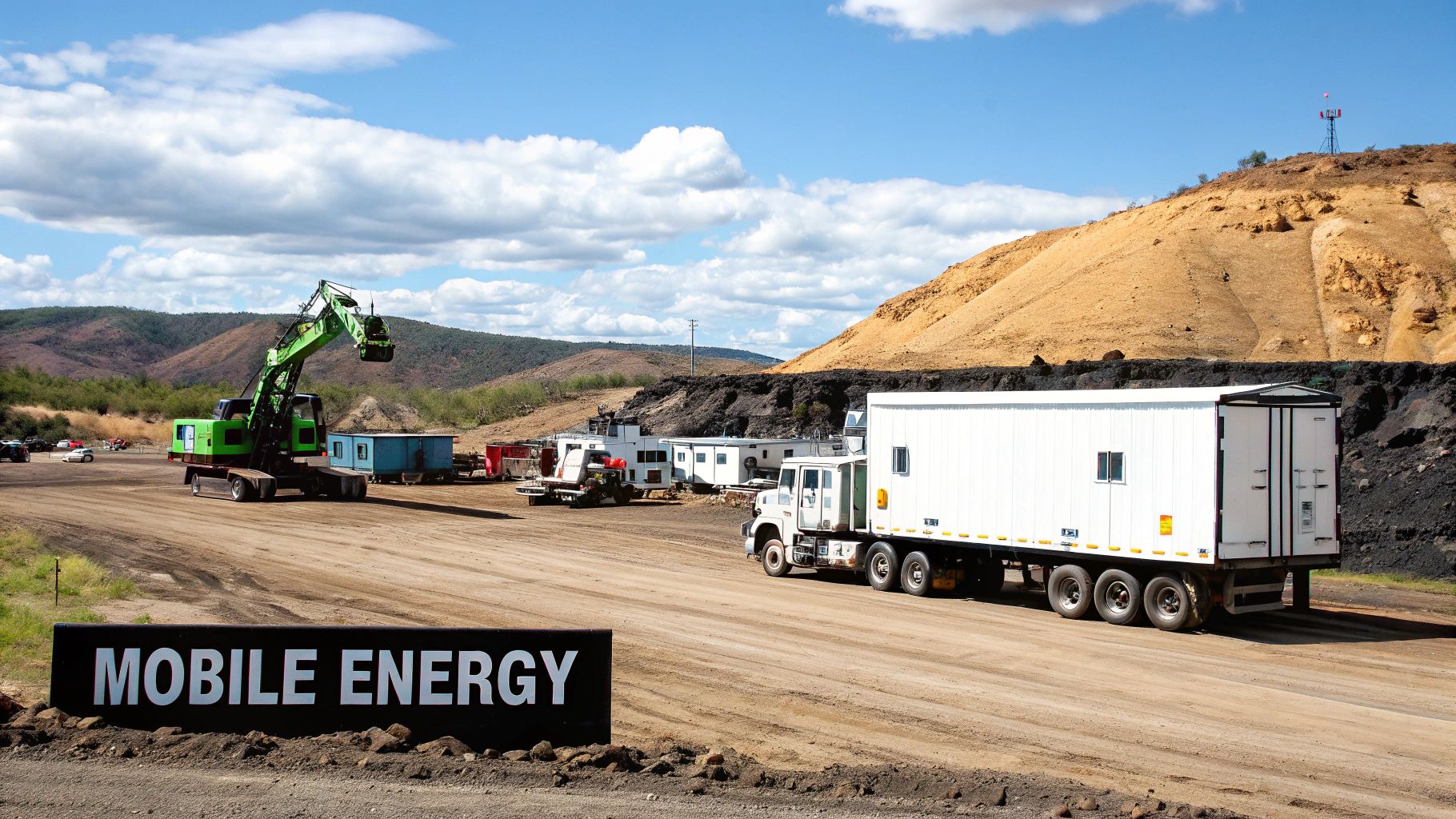 Workers managing natural gas delivery equipment at an industrial site