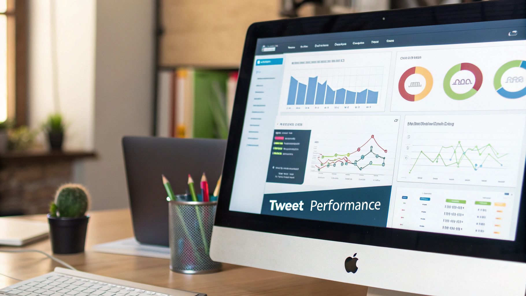 People interacting on Twitter represented by a network of connections.