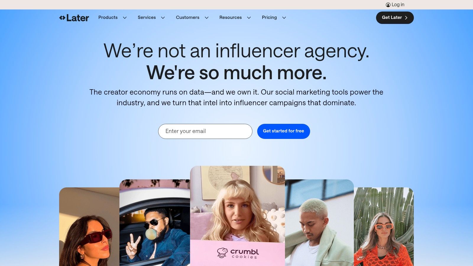 Later blog showing influencer marketing campaign examples.