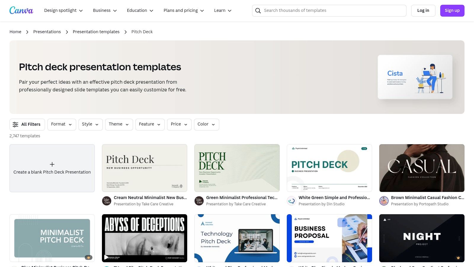 Canva Pitch Deck Templates