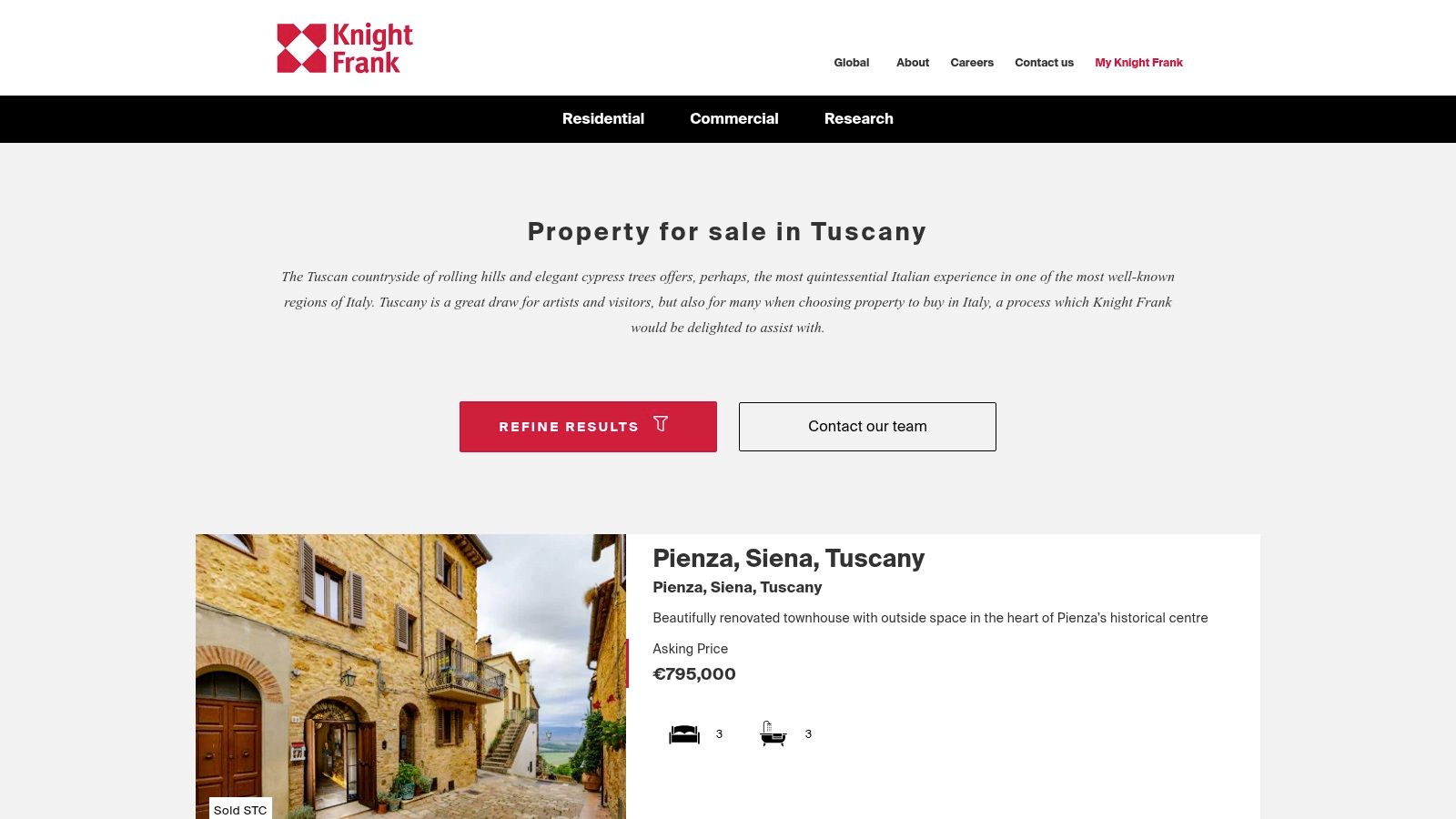 7 Best Platforms for Finding Luxury Estates for Sale in Tuscany, Italy in 2025 5 Knight Frank (Tuscany portfolio)