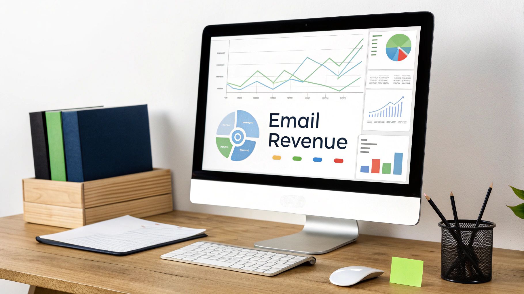 A dashboard showing various graphs and metrics on a computer screen
