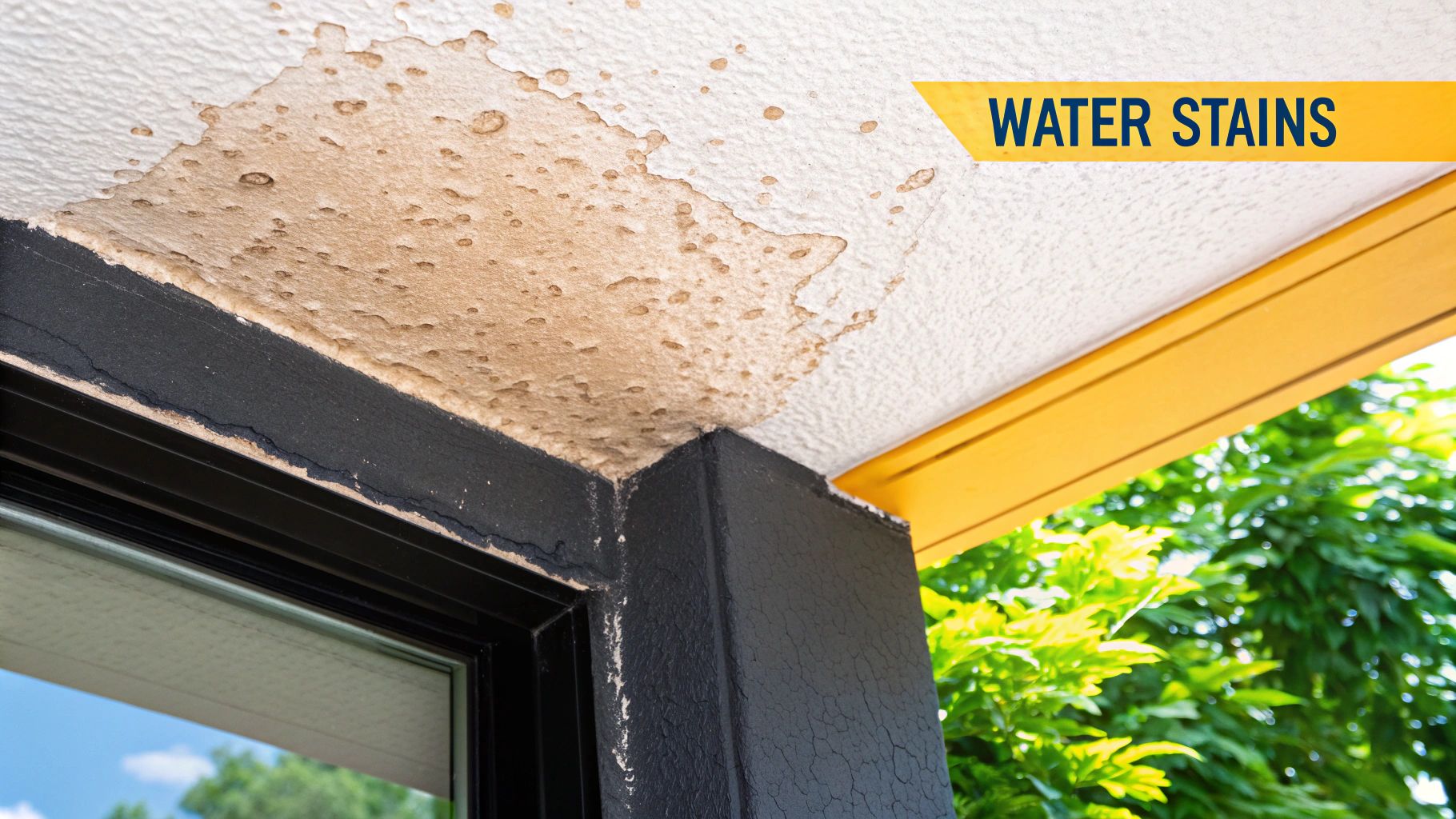Water Stains on Walls and Ceilings