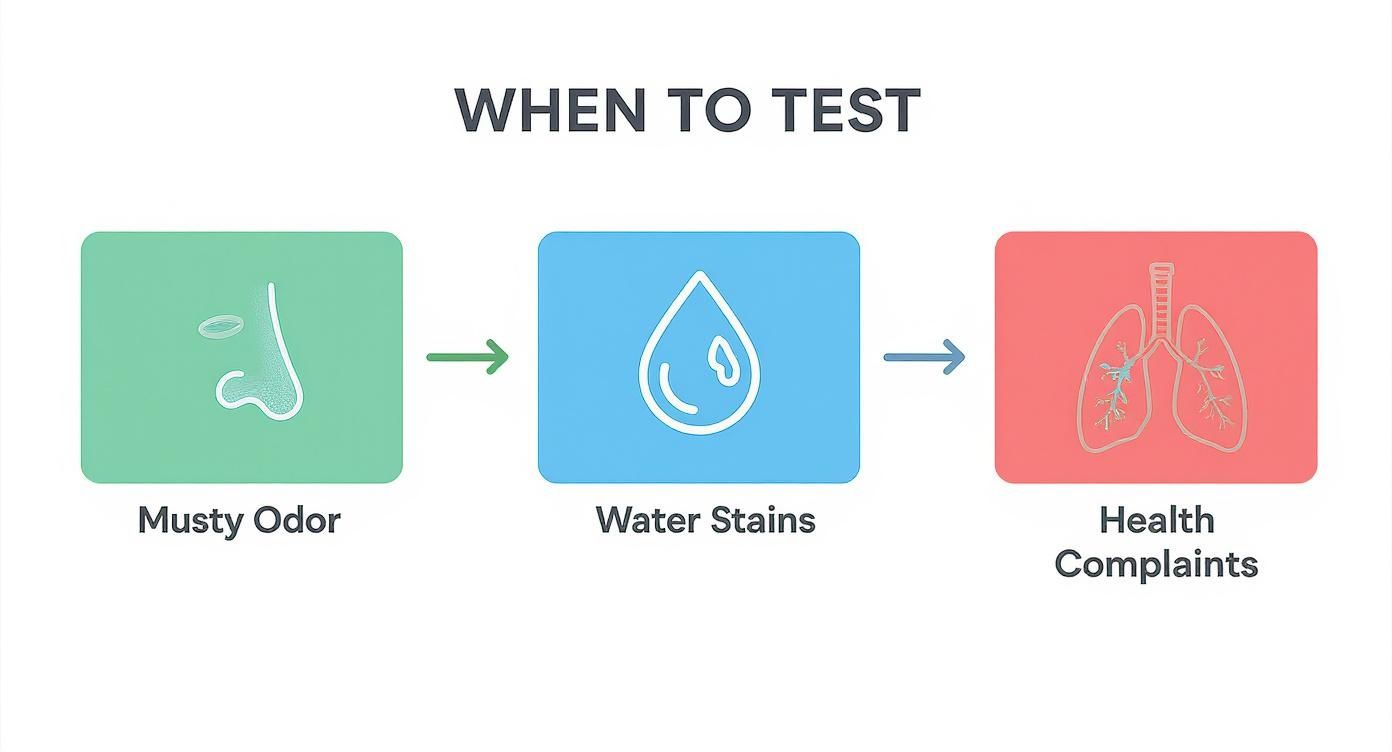 Infographic about la mold testing