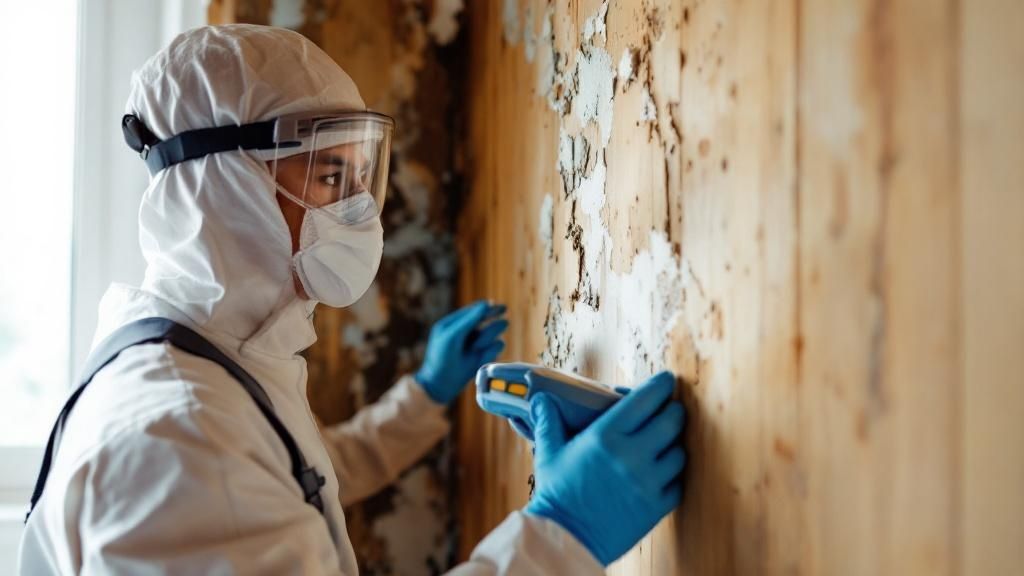 Finding Mold Removal Companies Near Me: A Los Angeles Homeowner's Guide 4 A homeowner shaking hands with a mold remediation professional in front of a house.