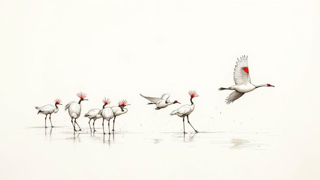 Kranarna (Common Crane) - Grus grus