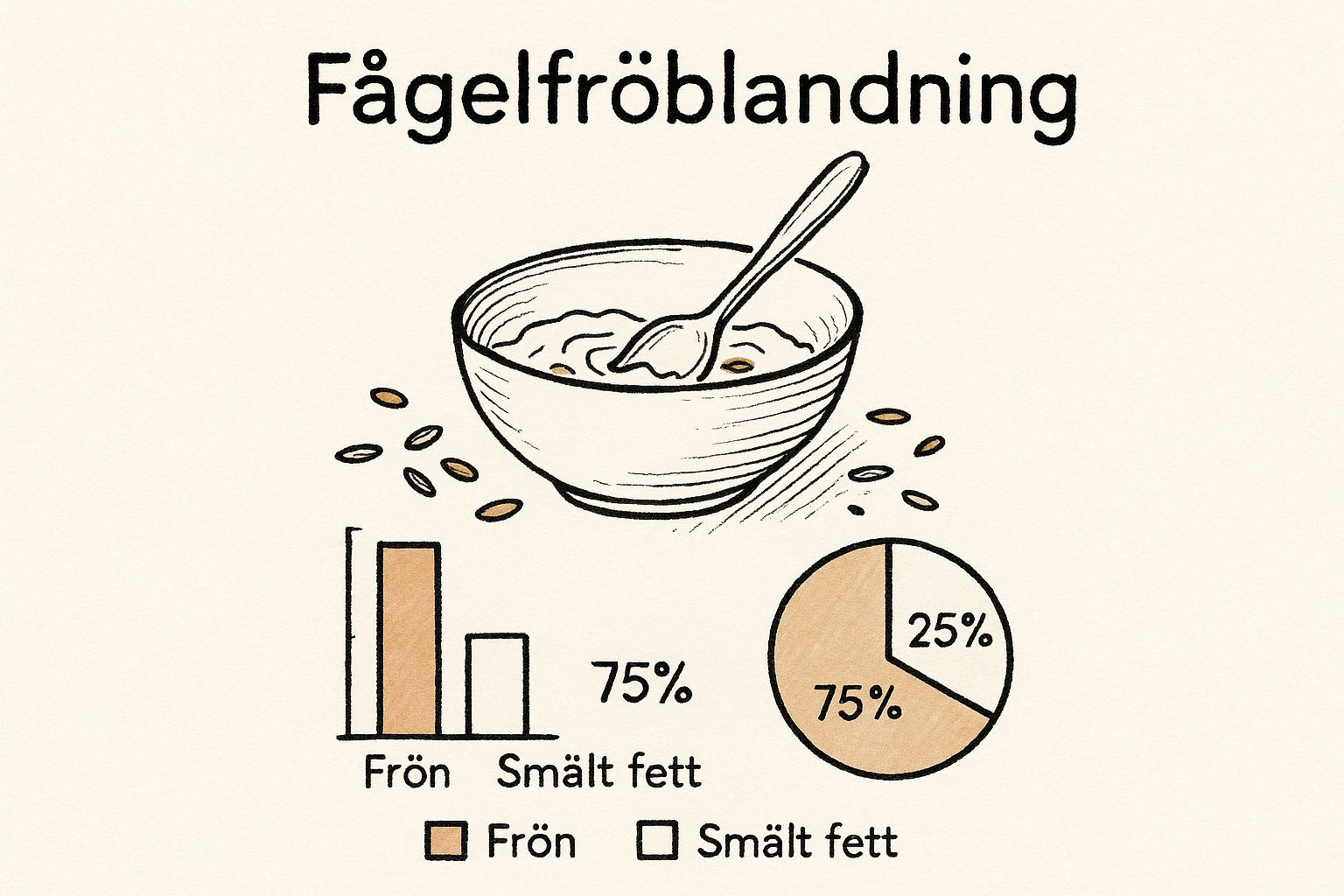 Infographic about gör egen fågelmat