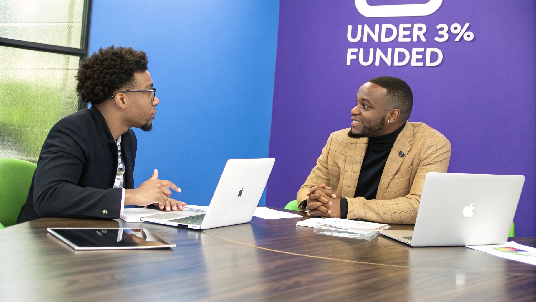 Black and Latino founders receive less than 3% of VC funding combined