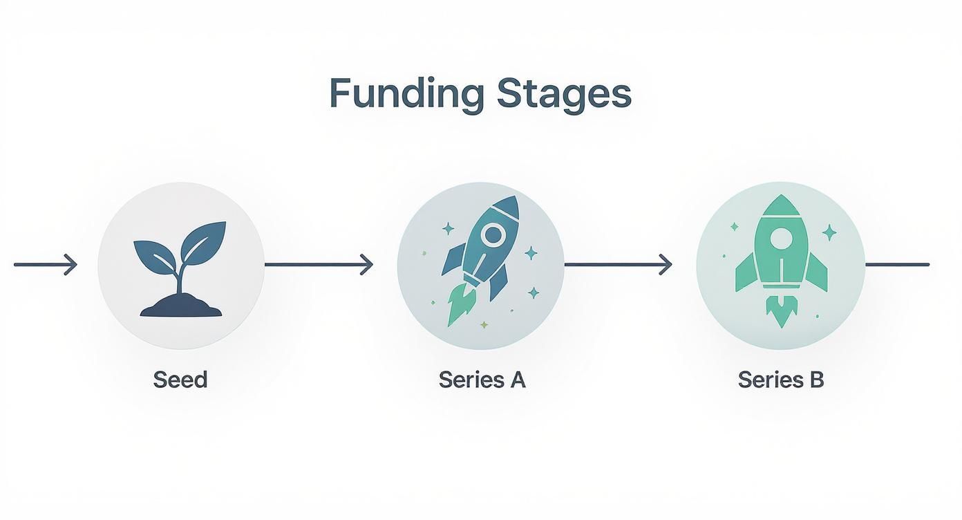 Infographic about what is a funding round