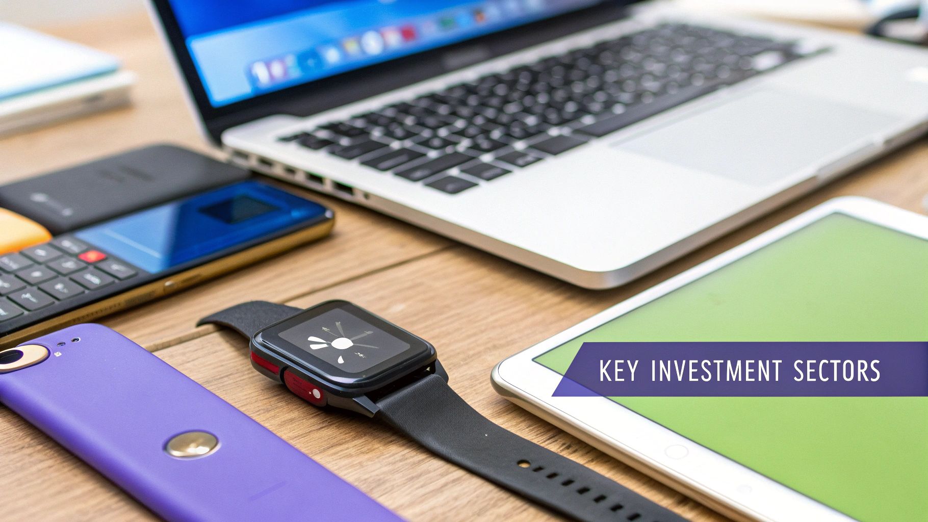 A diverse group of professionals reviewing data on digital tablets in a collaborative workspace