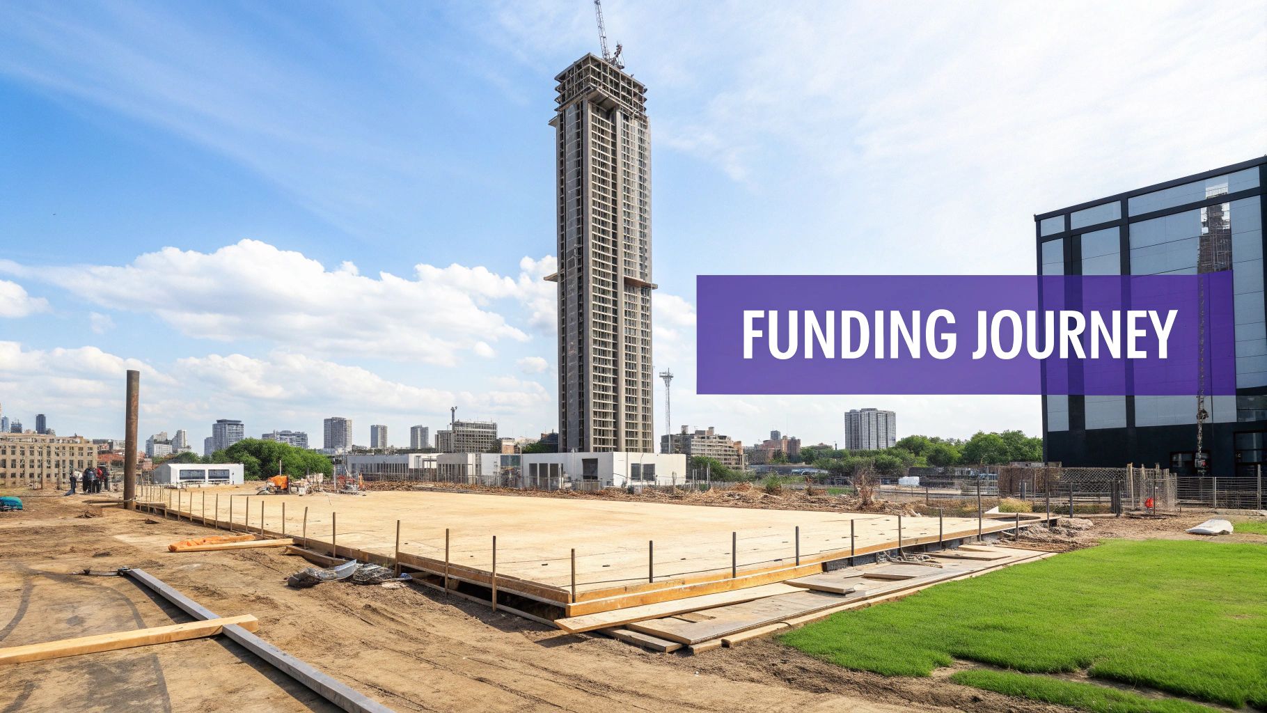 A small plant sprout representing the seed round of a startup