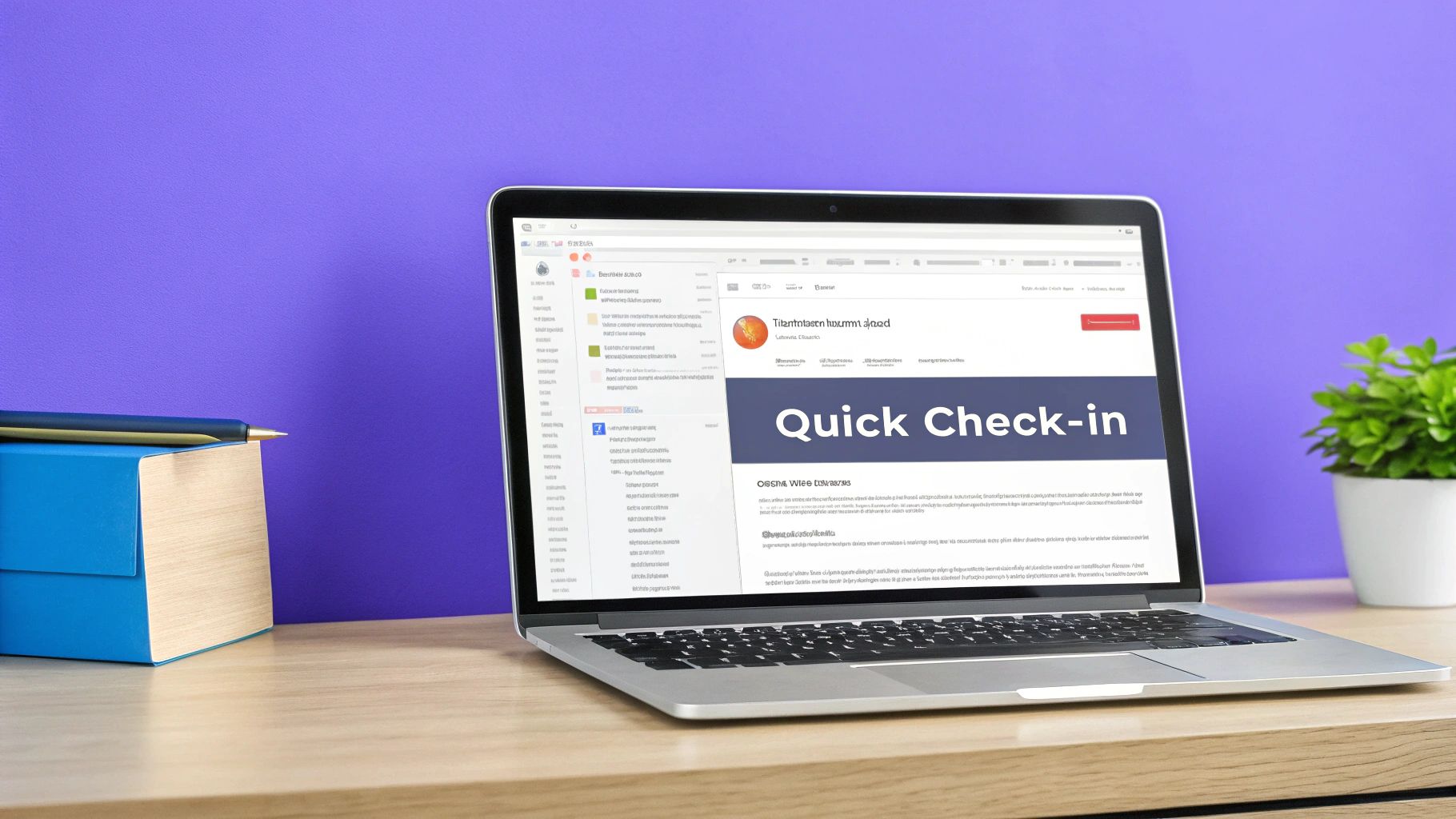 1. The Straightforward Check-In Template