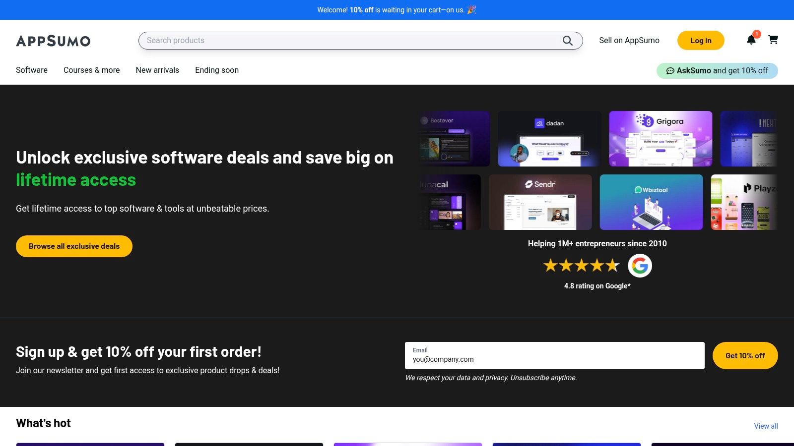 AppSumo – Deals Marketplace for Marketers