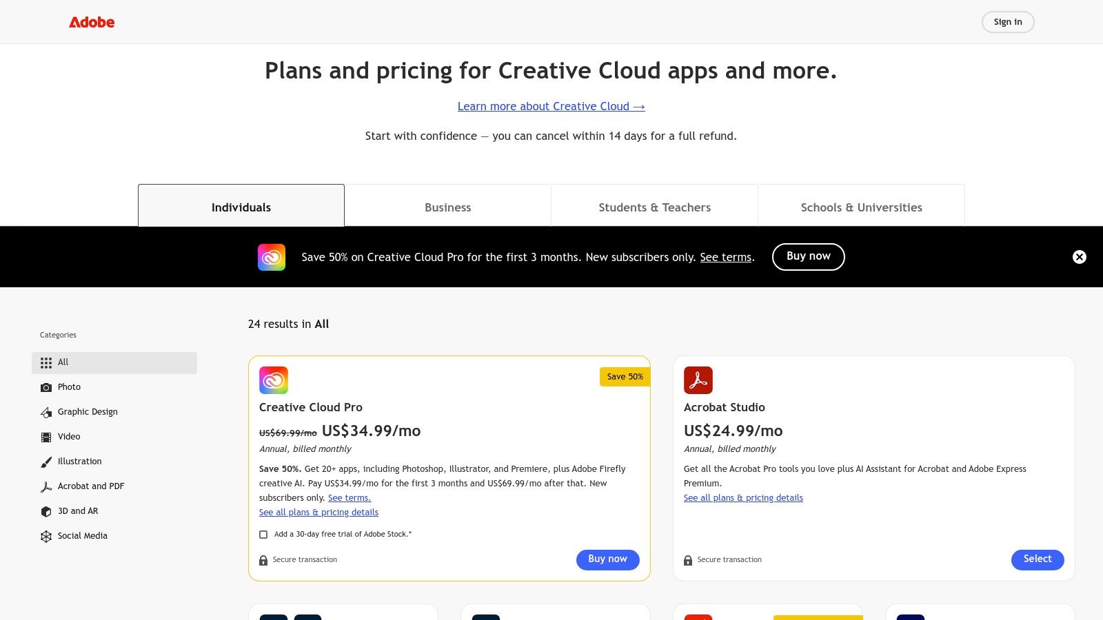 Adobe Creative Cloud with Firefly