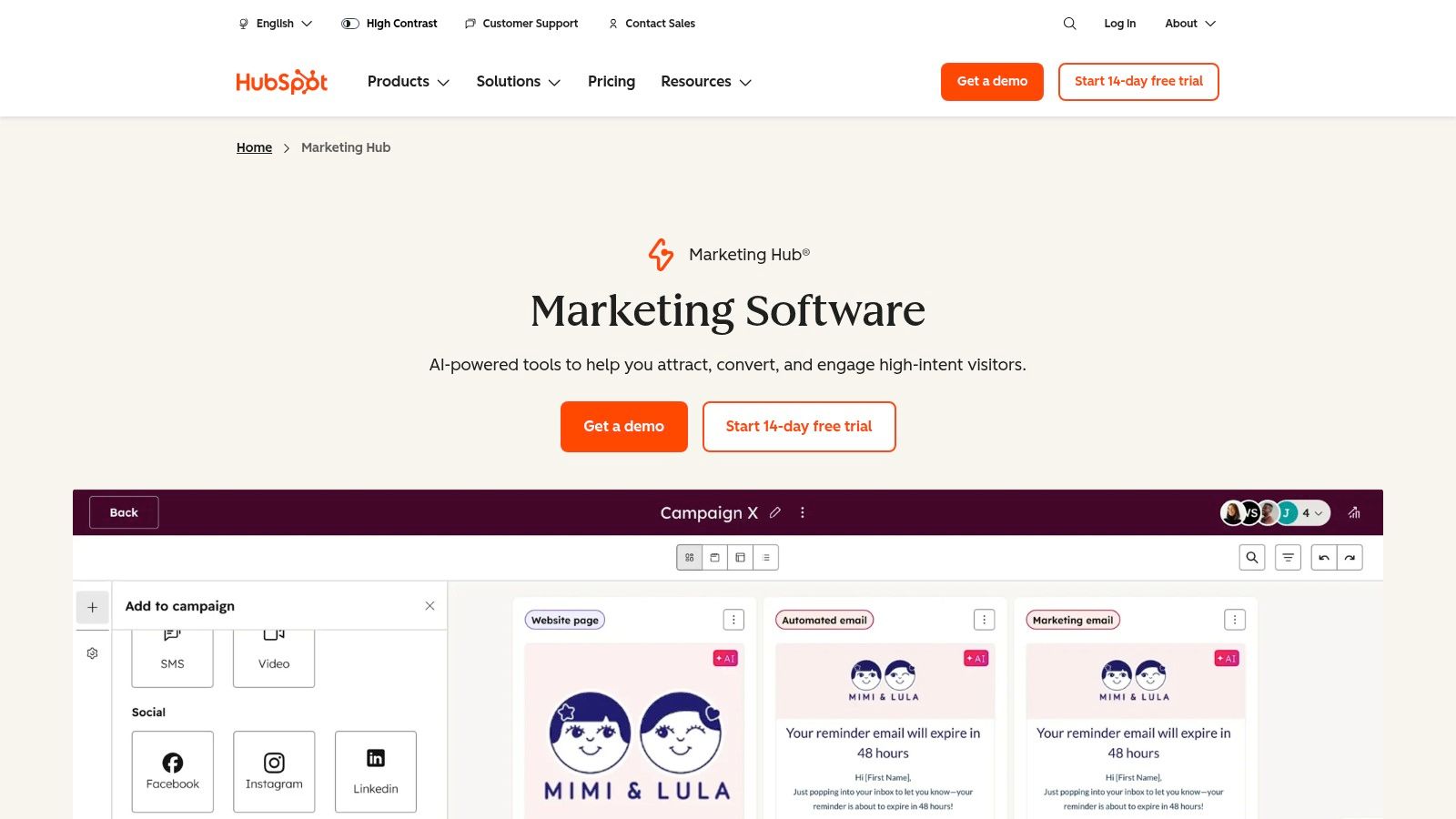 HubSpot – Marketing Hub
