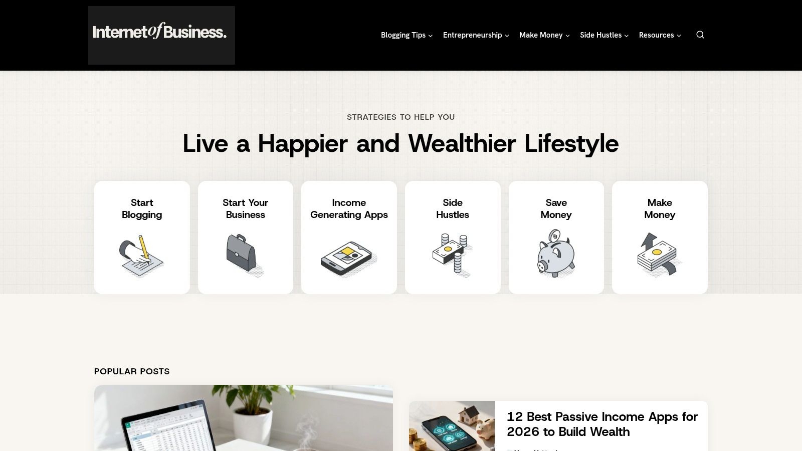 Internet of Business: Your Starting Point for Online Income Strategies