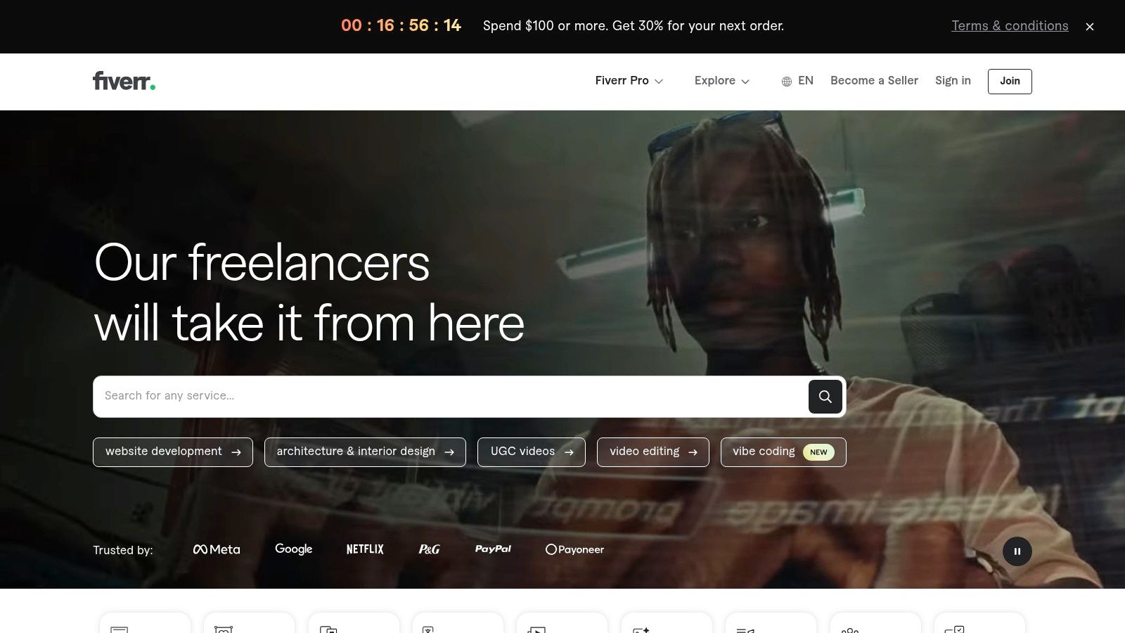 Fiverr freelance services for part-time online jobs for students
